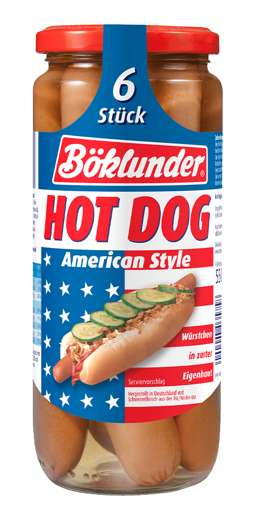 Böklunder Hot Dog American Style